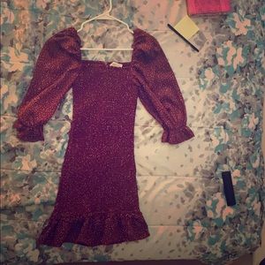 Cute wine dress- girly 🌹